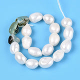 Ferskvandsperler Og Prehnit – Nuggets/Chips (5 - 12 mm) - Uniq Perler - 