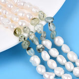 Ferskvandsperler Og Prehnit – Nuggets/Chips (5 - 12 mm) - Uniq Perler - 