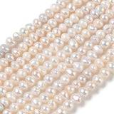Ferskvandsperler – Potato, Beige (4,5-5mm) Grade AA 10 stk. - Uniq Perler - 126211