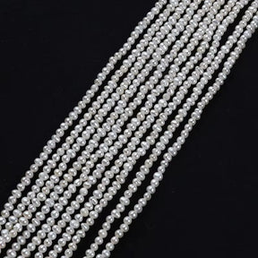 Süßwasserperlen Potato - Grade AA (Weiß, 3 - 3,5 mm) - Uniq Perler - 115384