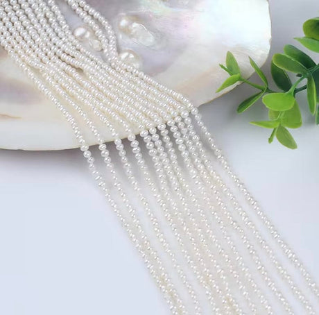 Ferskvandsperler – Potato Perler, Grade AA (2x2,5mm) - Uniq Perler - 111680