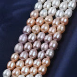 Ferskvandsperler – Rice, Flerfarvet, Grade AA (6–7mm) - Uniq Perler - 113671