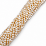 Ferskvandsperler – Rice, Grade A (4,5x6-7mm) - Uniq Perler - 125449
