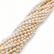 Ferskvandsperler – Rice, Grade A+(8 x 6,5 - 7mm) - Uniq Perler - 122275