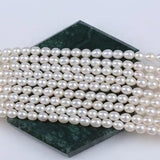 Ferskvandsperler – Rice, Grade AA (5x6mm) - Uniq Perler - 1111490419