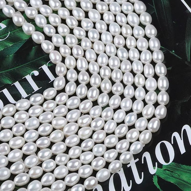 Ferskvandsperler – Rice, Grade AAA (5 - 5,5mm) - Uniq Perler - 122265