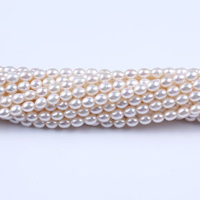 Ferskvandsperler – Rice, Grade AAA (6 - 7mm) - Uniq Perler - 122258
