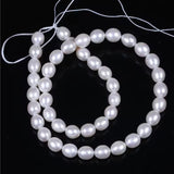 Ferskvandsperler - Rice Perler, Grade AAA (8 - 9mm) 1 stk. - Uniq Perler - 7556783