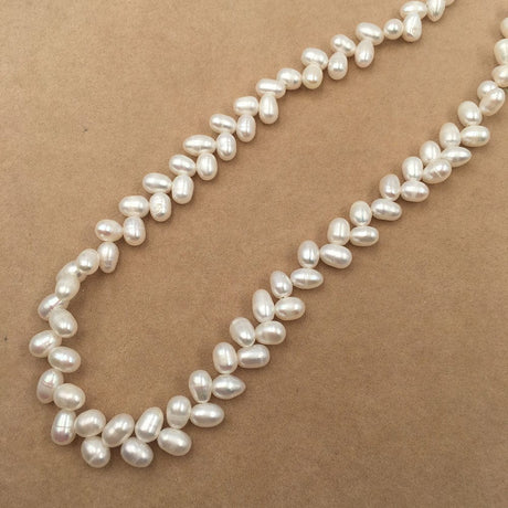 Ferskvandsperler – Rice Tvillinge Perler, Grade A (5 - 6mm) - Uniq Perler - 0001489127