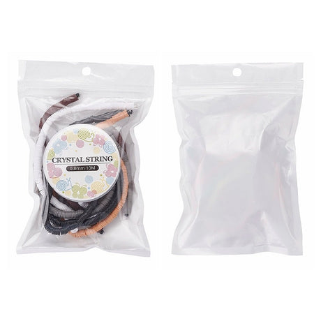 Fimo Perle sæt – Mix Farver (6mm, 5 Strenge + Elastiktråd) - Uniq Perler - 