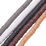 Fimo Bead Set – Mixed Colors (6mm, 5 Strands + Elastic Thread) - Uniq Perler - 