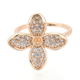 Fingerring Til Topboret Perle – 18K Forgyldt, Justerbar (16 - 19mm) - Uniq Perler - 115452