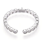 Fingerring Til Topboret Perle – 925 Sterling Sølv, Justerbar - Uniq Perler - 113952