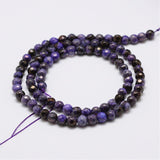 Fire Agat – Lilla, Facetteret (4mm) - Uniq Perler - 371230