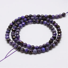 Fire Agate – Purple, Faceted (4mm) - Uniq Perler - 371230