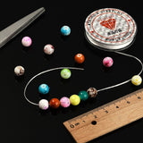 Flad Elastiktråd – Hvid (0,8mm) 10m - Uniq Perler - 