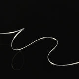 Flad Elastiktråd – Hvid (0,8mm) 10m - Uniq Perler - 