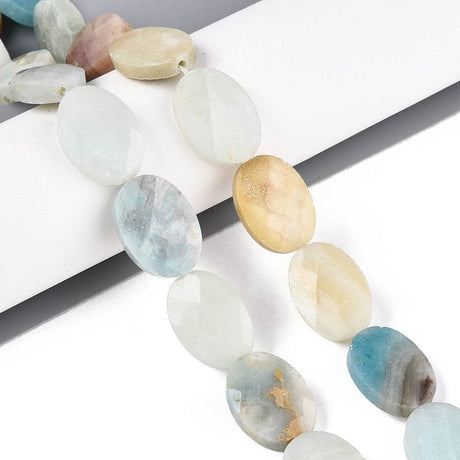 Flower Amazonit (13,5x5,5 mm) - Uniq Perler - 115658