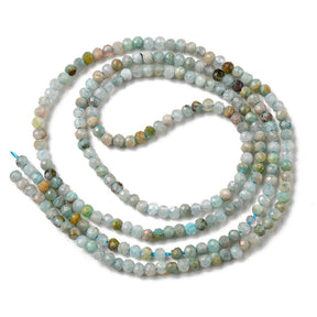 Flower Amazonit – Facettiert (2x1,6mm) - Uniq Perler - 111575