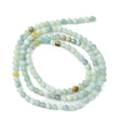 Flower Amazonite – Round (3mm) - Uniq Perler - 112402