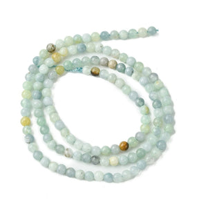 Flower Amazonite – Round (3mm) - Uniq Perler - 112402