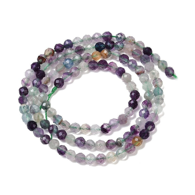 Fluorit – Facetteret (4 - 4,5mm) - Uniq Perler - 114286