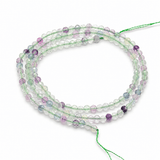 Fluorit – Facetteret (4mm) - Uniq Perler - 115130