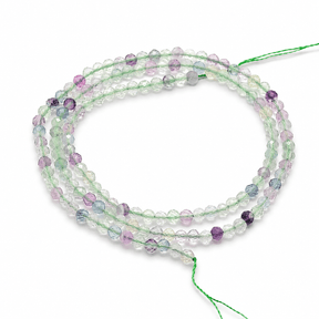 Fluorit – Facetteret (4mm) - Uniq Perler - 115130