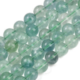 Fluorit – Grøn, Rund (10-10,5mm) - Uniq Perler - 117292