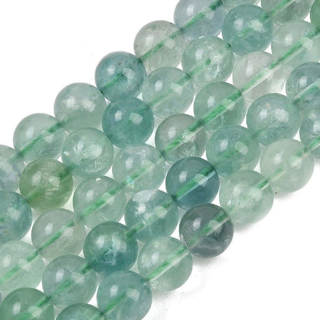 Fluorit – Grøn, Rund (10-10,5mm) - Uniq Perler - 117292