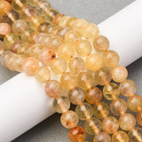 Fluorit – Gul, Rund (8,5mm) - Uniq Perler - 115239