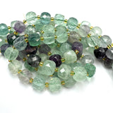 Fluorit Perler – Kubeformet (8 mm) - Uniq Perler - 8356788