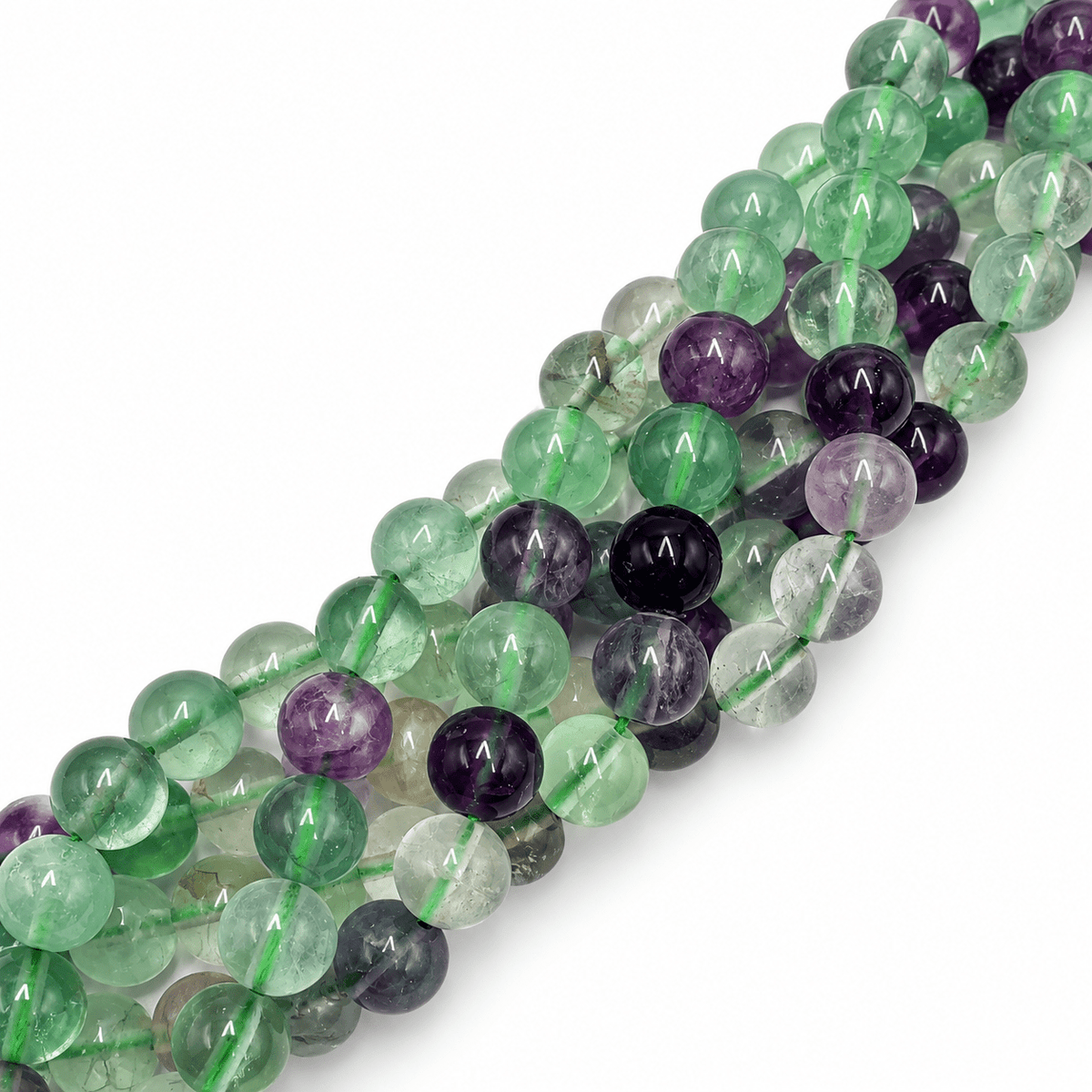 Fluorit Perler – Runde (8mm) Grade A - Uniq Perler - 126089