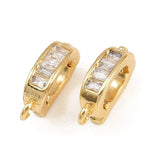 Fold Over Vedhæng Med Øje - 18K Langtidsholdbar Forgyldt (10,5x6,5mm) - Uniq Perler - 116009