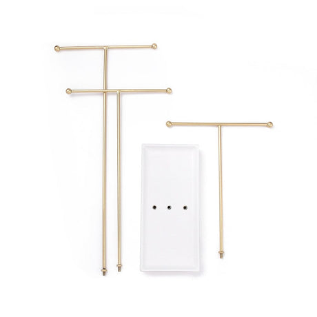 Forgyldt Display Til Øreringe, Kæder & Armbånd - Uniq Perler - 111578