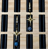 Forgyldt mellemled/Link Med Zirkonia Sten 22x27 mm - Uniq Perler - 111580