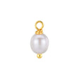 Forgyldt Sterling Sølv 925 Vedhæng Med Ferskvandsperle - Uniq Perler - 114395