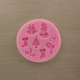 Form Til Støbning Af Små Julemotiver (67x10mm) - Uniq Perler - 1112975, 186624645679911723617847