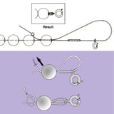 (French Wire – Guldfarvet, Medium (0.9mm, 35 cm) - Uniq Perler - 790524884582