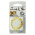 (French Wire – Guldfarvet, Medium (0.9mm, 35 cm) - Uniq Perler - 790524884582