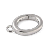 Gate Springlås - Langtidsholdbar Platin (10x17mm) - Uniq Perler - 115922