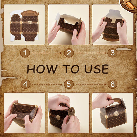 "Gave" Taske – Med skønt print (7x11x12.7cm) - Uniq Perler - 