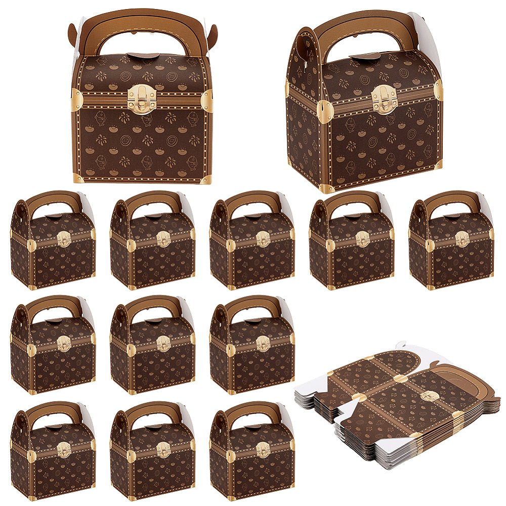 "Gave" Taske – Med skønt print (7x11x12.7cm) - Uniq Perler - 