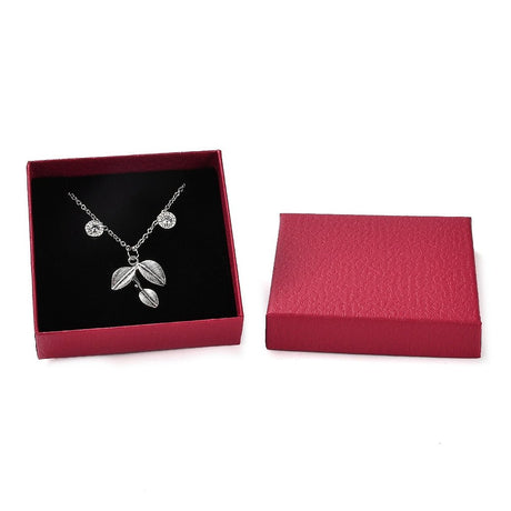 Gaveæsker - Cerise (8,8x8,8x2,65cm) 6 stk - Uniq Perler - 