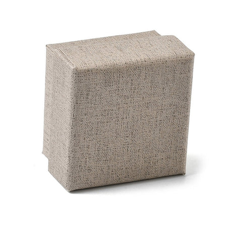 Gaveesker i hard papp – kvadratisk (52x52 mm) – sandfarget (6 stk.) - Uniq Perler - 