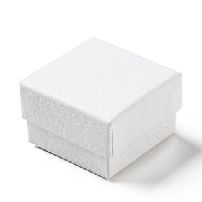 Gift Boxes With Pattern - White (5x5x3.5cm), 6 pcs. - Uniq Perler - 112939