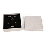 Gaveæsker – Seashell Farve, Firkantet (11x11x4cm) 4 stk - Uniq Perler - 