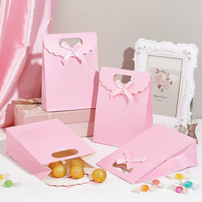 Gift bags - Pink (16.5x12x6cm), 24 pcs. - Uniq Perler - 112861