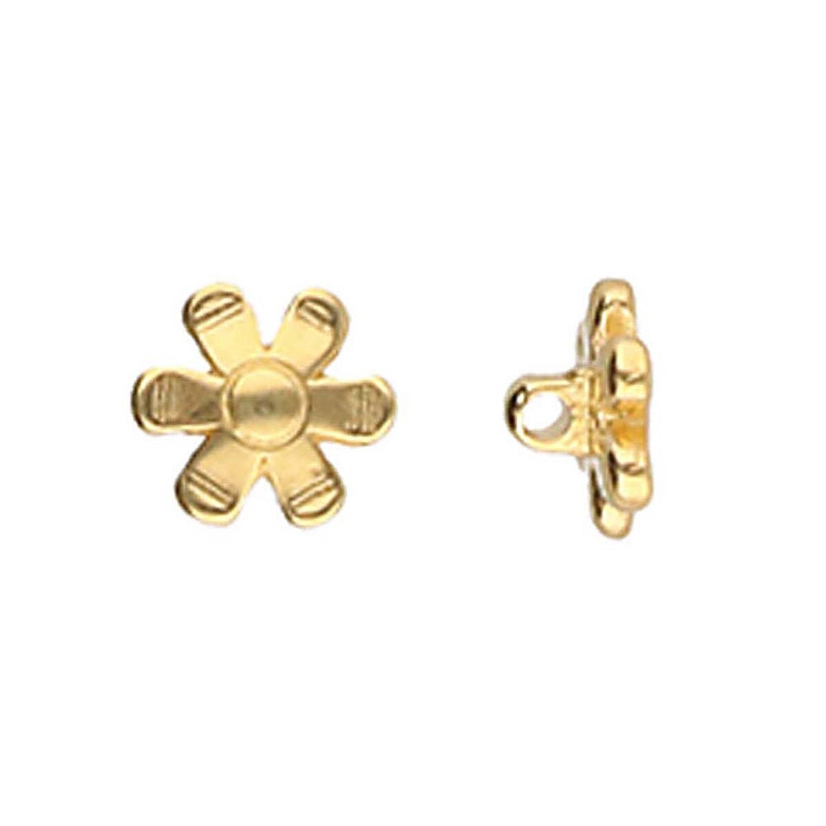 Gerani Blomst – Passer til Miyuki Delica 11/0 (24 karats forgyldning) - Uniq Perler - 