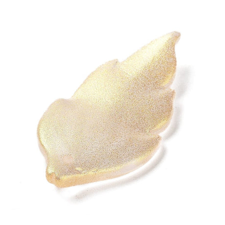 Glas Blade, To - Farvet, 30x16mm, 8 Stk - Uniq Perler - 1111490442